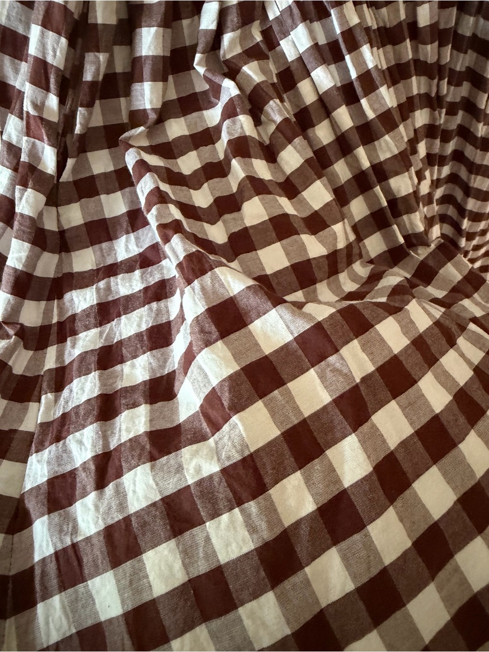 Loeffler Randall Brown and White Gingham Dress - Picture 5 of 6